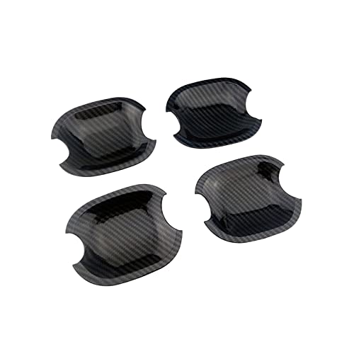 HETEVSCCK Auto Außentürgriff Abdeckung Tür Schüssel Trim Für Toyota Für Land Cruiser Für Prado J120 2002 2003 2004 2005 2006 2007 2008 2009 (Door Bowl Cover) von HETEVSCCK