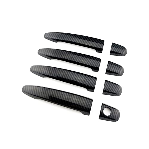 HETEVSCCK Auto Außentürgriff Abdeckung Tür Schüssel Trim Für Toyota Für Land Cruiser Für Prado J120 2002 2003 2004 2005 2006 2007 2008 2009 (Door Handle Cover) von HETEVSCCK