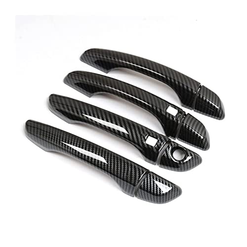 HETEVSCCK Auto Türgriff Abdeckung Trim Aufkleber Für Opel Für Grandland X 2017 2018 2019 2020 2021 (2 sensors 1) von HETEVSCCK