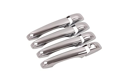 HETEVSCCK Auto Türgriff Abdeckung Trim Aufkleber Styling Für Chrysler 300 300C 2005 2006 2007 2008 2009 2010 (0 button 2) von HETEVSCCK