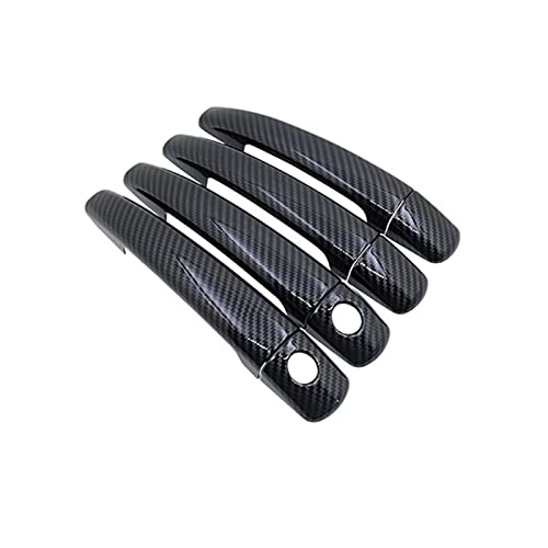 HETEVSCCK Autogriff Türgriffe Abdeckung Für Peugeot 208 MK1 2012 2013 2014 2015 2016 2017 2018 GTI Für Active Für Allure (2 Keyhole 4 Door 2) von HETEVSCCK