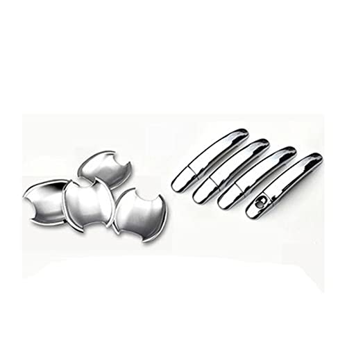 HETEVSCCK Chrome Türgriffabdeckungen Für Für Captiva 2006 2007 2008 2009 2010 2011 2012 2013 2014 2015 2016 (Handle and Bowl) von HETEVSCCK