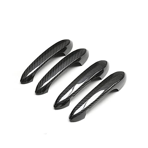 HETEVSCCK Echte Kohlefaser-Auto-Türgriff-Dekoration Für 3 4 5 6 7 8 X-Serie X3 X4 X5 X6 X7 G01 G02 G05 G06 F90 G20 G22 G30 G38 G32 (4 doors 1 set) von HETEVSCCK