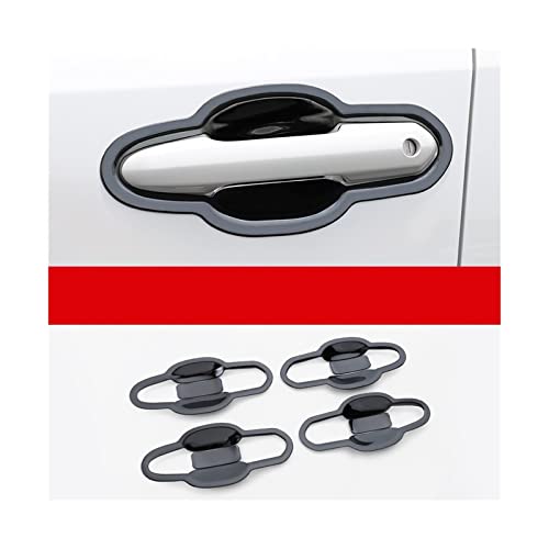 HETEVSCCK Edelstahl Auto Türgriff Tür Schüssel Abdeckung Trim Aufkleber Für Toyota RAV4 2019 2020 2021 2022 2023 Für RAV 4 XA50 Hybrid (B2) von HETEVSCCK