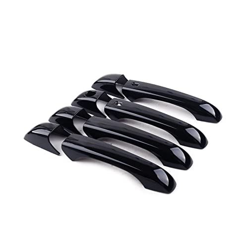 HETEVSCCK Für Dodge Für Caravan 2008–2019 Für Durango 2011–2019 Türgriffabdeckung Glänzend Schwarz von HETEVSCCK