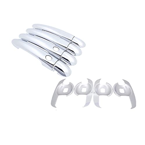HETEVSCCK Für Für Koleos Für Samsung QM5 I MK1 2008 2009 2010 2011 2012 2013 2014 2015 Türgriffabdeckung Dekoration (HandleBowl 2 Buttons) von HETEVSCCK