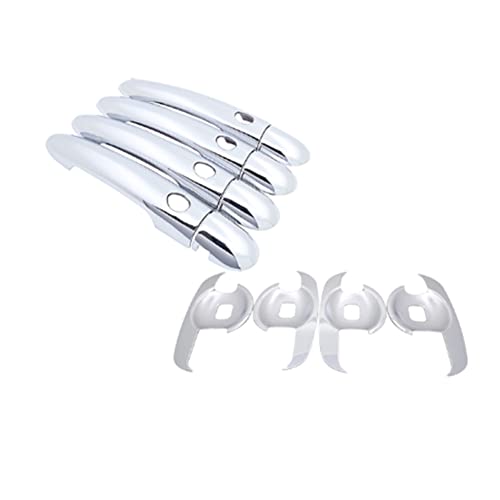 HETEVSCCK Für Für Koleos Für Samsung QM5 I MK1 2008 2009 2010 2011 2012 2013 2014 2015 Türgriffabdeckung Dekoration (HandleBowl 4 Buttons) von HETEVSCCK