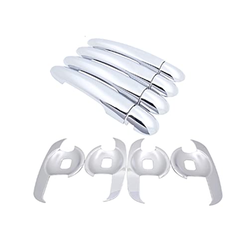 HETEVSCCK Für Für Koleos Für Samsung QM5 I MK1 2008 2009 2010 2011 2012 2013 2014 2015 Türgriffabdeckung Dekoration (HandleBowl No Button) von HETEVSCCK