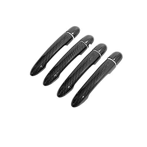 HETEVSCCK Für Für Megane 2 II MK2 2003 2004 2005 2006 2007 2008 Auto Externe Türgriffabdeckung Stil Aufkleber (Handle No Button) von HETEVSCCK