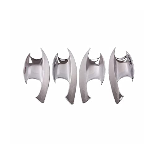 HETEVSCCK Für Hyundai Für Santa Fe Für Santafe 2019 2020 2021 2022 Chrom-Auto-Türgriff-Schüssel-Abdeckungs-Dekor-Ordnungs-Aufkleber (Bowl) von HETEVSCCK