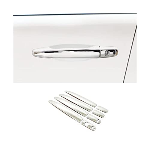 HETEVSCCK Für Mitsubishi Für Outlander 2013 2014 2015 2016 2017 2018 2019 2020 Auto Seitentür Fenstergriff Schüssel Dekor Aufkleber Abdeckung (2) von HETEVSCCK