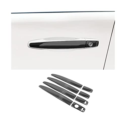 HETEVSCCK Für Mitsubishi Für Outlander 2013 2014 2015 2016 2017 2018 2019 2020 Auto Seitentür Fenstergriff Schüssel Dekor Aufkleber Abdeckung (3) von HETEVSCCK