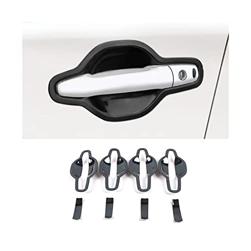 HETEVSCCK Für Mitsubishi Für Outlander 2013 2014 2015 2016 2017 2018 2019 2020 Auto Seitentür Fenstergriff Schüssel Dekor Aufkleber Abdeckung (6) von HETEVSCCK
