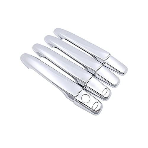 HETEVSCCK Für Peugeot 4007 2007-2012 2008 2009 2010 2011 Chrom Auto Türgriff Abdeckung Refit Aufkleber Dekoration (Handle 2 Buttons) von HETEVSCCK