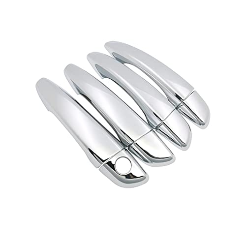 HETEVSCCK Für Peugeot Für Expert Für Traveler 2017 2018 2019 Chrome Türgriffabdeckung Trim Car Set Car Cap Styling Aufkleber (No Keyless Entry) von HETEVSCCK