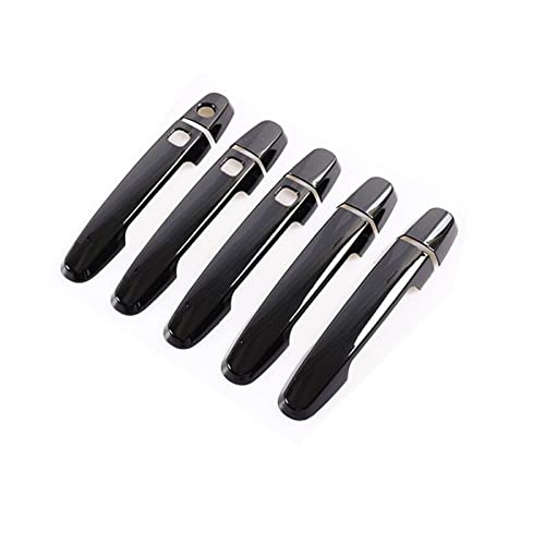 HETEVSCCK Für Toyota RAV4 Für RAV 4 2006 2007 2008 2009 2010 2011 2012 2013 Autotürgriffabdeckungen Aus Glänzendem Schwarzem Chrom (3 buttons 1) von HETEVSCCK
