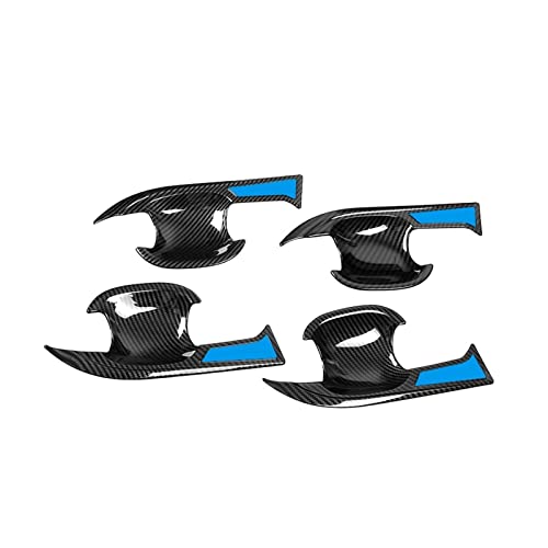 HETEVSCCK Für Toyota RAV4 XA50 2019 2020 2021 2022 2023 Für RAV 4 Hybrid Auto Türgriff Schüssel Abdeckung Schutz Trim Fall ABS Aufkleber (B1) von HETEVSCCK