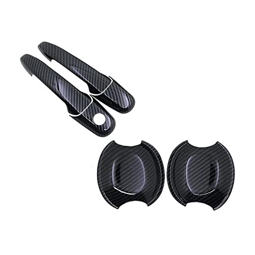 HETEVSCCK Türgriffabdeckung Für Für Mustang Für Shelby GT GT500 2005 2006 2007 2008 2009 2010 2011 2012 2013 2014 (Handle Bowl 2 Door) von HETEVSCCK