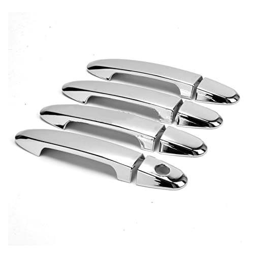 HETEVSCCK Türgriffabdeckung Für Hyundai Für Santa Fe 2007 2008 2009 2010 2011 2012 ABS-Chromleisten-Dekoration von HETEVSCCK