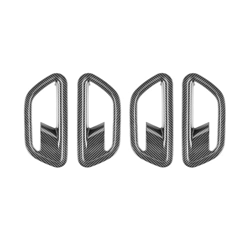 HETEVSCCK Türgriffe Im Autoinnenraum Türgriffschalen-Abdeckung Für Hyundai Für KONA Ab 2024 Carbonfaser-Muster von HETEVSCCK