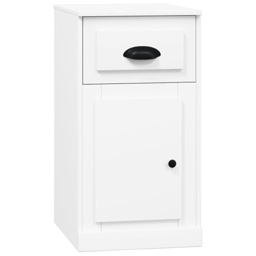 HETFTJN Abstellschrank Gartenschrank Apothekerschrank Werkstatt Organizer - Beistellschrank mit Schublade Weiß 40x50x75 cm Holzwerkstoff für Balkon Werkstatt Abstellraum Outdoor HETFTJN Abstellschrank Gartenschrank Apothekerschrank Werkstatt Organizer - Beistellschrank mit Schublade Weiß 40x50x75 cm Holzwerkstoff für Balkon Werkstatt Abstellraum Outdoor von HETFTJN