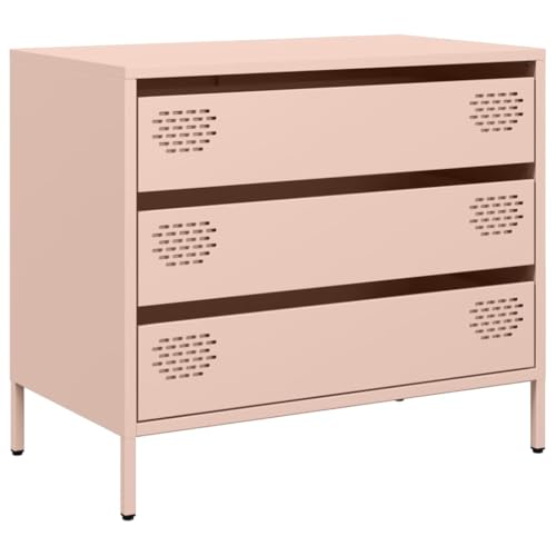 HETFTJN Anrichte Sideboard Schuhschrank Highboard Anrichte Küche - Sideboard Rosa 68x39x58,5 cm Kaltgewalzter Stahl für Bad Outdoor Wohnzimmer Büro HETFTJN Anrichte Sideboard Schuhschrank Highboard Anrichte Küche - Sideboard Rosa 68x39x58,5 cm Kaltgewalzter Stahl für Bad Outdoor Wohnzimmer Büro von HETFTJN