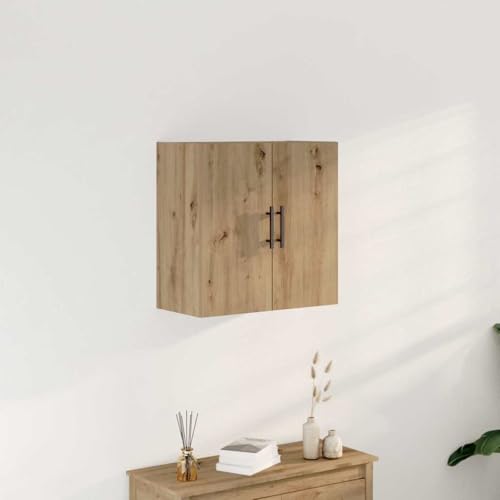 HETFTJN Artisan Oak Aufbewahrungsschrank Moderner Wohnzimmerschrank mit Regalen aus Massivholz 60x31.5x60cm für Schlafzimmer und Flur HETFTJN Artisan Oak Aufbewahrungsschrank Moderner Wohnzimmerschrank mit Regalen aus Massivholz 60x31.5x60cm für Schlafzimmer und Flur von HETFTJN