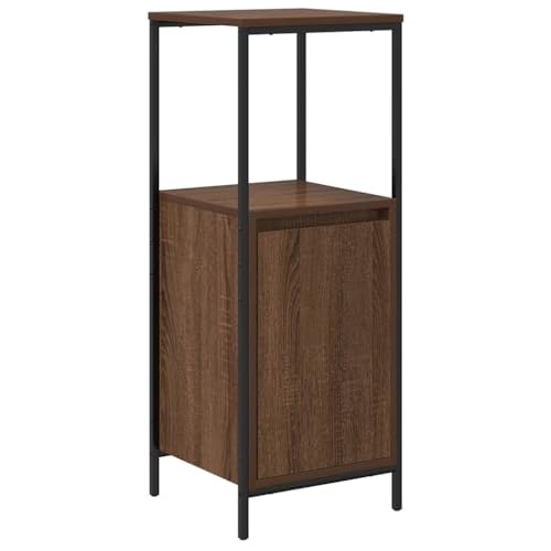 HETFTJN Badezimmer Unterschrank Medizinschrank Badezimmer Regal Badmöbel - Badschrank mit Regalen Braun Eichen-Optik 36x35x95 cm für Badezimmer Flur Wohnzimmer Küche HETFTJN Badezimmer Unterschrank Medizinschrank Badezimmer Regal Badmöbel - Badschrank mit Regalen Braun Eichen-Optik 36x35x95 cm für Badezimmer Flur Wohnzimmer Küche von HETFTJN