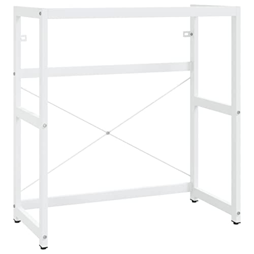 HETFTJN Badezimmerschränke Medizinschrank Apothekerschrank Küche Badezimmer Unterschrank - Badezimmer Waschtischgestell Weiß 79x38x83 cm Eisen für Flur Wohnzimmer Badezimmer Küche von HETFTJN