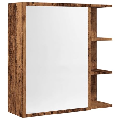 HETFTJN Badschrank Schmal Medikamenten Aufbewahrung Badregal Badezimmer Unterschrank - Spiegelschrank Altholz-Optik 62,5x20,5x64 cm Holzwerkstoff für Küche Badezimmer Flur Wohnzimmer HETFTJN Badschrank Schmal Medikamenten Aufbewahrung Badregal Badezimmer Unterschrank - Spiegelschrank Altholz-Optik 62,5x20,5x64 cm Holzwerkstoff für Küche Badezimmer Flur Wohnzimmer von HETFTJN