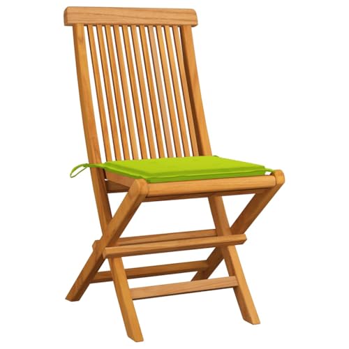 HETFTJN Bistrostuhl Outdoor Gartenstühle Loungesessel Outdoor Gartenmöbel - Gartenstühle mit Hellgrünen Kissen 8 STK. Massivholz Teak für Terrasse Bar Balkon Pool HETFTJN Bistrostuhl Outdoor Gartenstühle Loungesessel Outdoor Gartenmöbel - Gartenstühle mit Hellgrünen Kissen 8 STK. Massivholz Teak für Terrasse Bar Balkon Pool von HETFTJN
