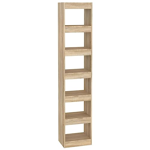HETFTJN Bookcase Bookshelf Wohnzimmerschränke Apothekerschrank Küche - Bücherregal/Raumteiler Sonoma-Eiche 40x30x198 cm für Wohnzimmer Büro Badezimmer Schlafzimmer HETFTJN Bookcase Bookshelf Wohnzimmerschränke Apothekerschrank Küche - Bücherregal/Raumteiler Sonoma-Eiche 40x30x198 cm für Wohnzimmer Büro Badezimmer Schlafzimmer von HETFTJN
