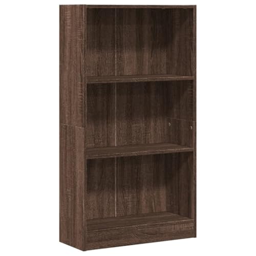 HETFTJN Bücherregal Deko Badregal Schmales Regal Badezimmer Regal - Bücherregal Braun Eichen-Optik 60x24x109 cm Holzwerkstoff für Schlafzimmer Wohnzimmer Balkon Büro HETFTJN Bücherregal Deko Badregal Schmales Regal Badezimmer Regal - Bücherregal Braun Eichen-Optik 60x24x109 cm Holzwerkstoff für Schlafzimmer Wohnzimmer Balkon Büro von HETFTJN