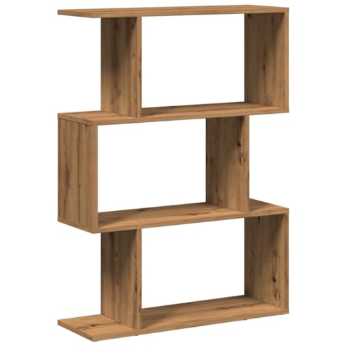 HETFTJN Bücherregale Kleiner Schrank Eckregal Küche Badezimmer Regal - Raumteiler-Bücherregal 3 Fächer Artisan-Eiche 70x24x97 cm für Abstellraum Schlafzimmer Wohnzimmer Küche HETFTJN Bücherregale Kleiner Schrank Eckregal Küche Badezimmer Regal - Raumteiler-Bücherregal 3 Fächer Artisan-Eiche 70x24x97 cm für Abstellraum Schlafzimmer Wohnzimmer Küche von HETFTJN