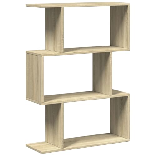 HETFTJN Bücherregale Kleiner Schrank Eckregal Küche Badezimmer Regal - Raumteiler-Bücherregal 3 Fächer Sonoma-Eiche 70x24x97 cm für Abstellraum Schlafzimmer Wohnzimmer Küche HETFTJN Bücherregale Kleiner Schrank Eckregal Küche Badezimmer Regal - Raumteiler-Bücherregal 3 Fächer Sonoma-Eiche 70x24x97 cm für Abstellraum Schlafzimmer Wohnzimmer Küche von HETFTJN