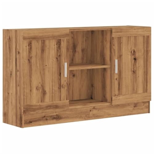 HETFTJN Buffetschrank Küche Vitrinenschrank Sideboard Wohnzimmer Anrichte - Sideboard Artisan-Eiche 120x30,5x70 cm Holzwerkstoff für Küche Bad Schlafzimmer Wohnzimmer HETFTJN Buffetschrank Küche Vitrinenschrank Sideboard Wohnzimmer Anrichte - Sideboard Artisan-Eiche 120x30,5x70 cm Holzwerkstoff für Küche Bad Schlafzimmer Wohnzimmer von HETFTJN
