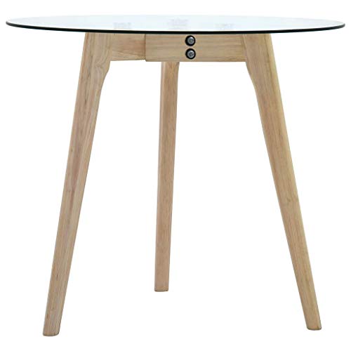 HETFTJN Center Table for Living Room Couchtisch Klein Schreibtisch Satztische Fürs Wohnzimmer - 2-TLG. Beistelltisch-Set Hartglas für Balkon Schlafzimmer Bedroom Flur von HETFTJN