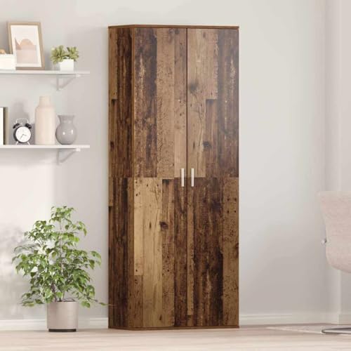HETFTJN Highboard Alte Holz 180 cm Braun Konstruktionsholz mit 5 Fächern und verstellbaren Regalen für Wohnzimmer und Flur HETFTJN Highboard Alte Holz 180 cm Braun Konstruktionsholz mit 5 Fächern und verstellbaren Regalen für Wohnzimmer und Flur von HETFTJN