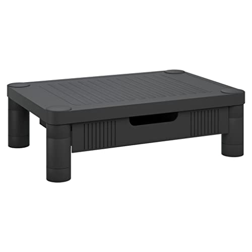 HETFTJN Highboard Wohnzimmer Tv Sideboard Wohnzimmer Kleiner Tisch Blumenbank - Monitorständer Schwarz 43x30,5x13 cm für Besprechungszimmer Living Room Ausstellungsraum Büro von HETFTJN