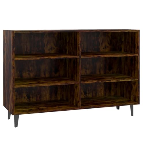 HETFTJN Hochschrank Wohnzimmer Küchenbuffet Buffetschrank Küchenschränke Anrichte Küche - Sideboard Räuchereiche 103,5x35x70 cm Holzwerkstoff für Outdoor Bad Wohnzimmer Schlafzimmer HETFTJN Hochschrank Wohnzimmer Küchenbuffet Buffetschrank Küchenschränke Anrichte Küche - Sideboard Räuchereiche 103,5x35x70 cm Holzwerkstoff für Outdoor Bad Wohnzimmer Schlafzimmer von HETFTJN