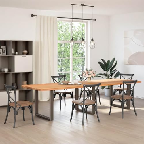 HETFTJN Kitchen Table Gartentisch Campingtisch Beistelltisch - Esstisch Hellbraun 320x100x74 cm Massivholz Eiche Rechteckig für Outdoorküche Camping Esszimmer Küche HETFTJN Kitchen Table Gartentisch Campingtisch Beistelltisch - Esstisch Hellbraun 320x100x74 cm Massivholz Eiche Rechteckig für Outdoorküche Camping Esszimmer Küche von HETFTJN