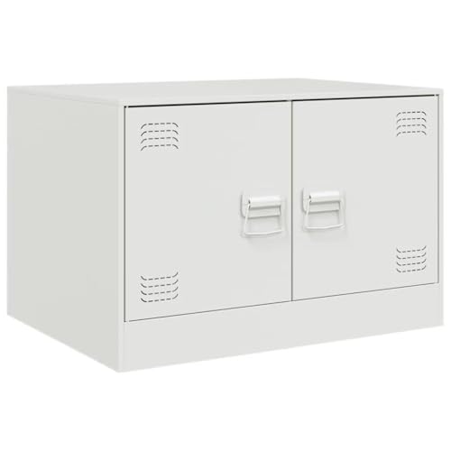 HETFTJN Kleiner Beistelltisch Sofa Tisch Stubentisch Flurmöbel - Couchtisch Weiß 67x50x44 cm Stahl für Küche Balkon Schlafzimmer Garten HETFTJN Kleiner Beistelltisch Sofa Tisch Stubentisch Flurmöbel - Couchtisch Weiß 67x50x44 cm Stahl für Küche Balkon Schlafzimmer Garten von HETFTJN