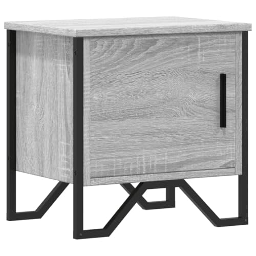 HETFTJN Kleiner Nachttisch Nachttische Couchtisch Nachtisch - Nachttisch Grau Sonoma 40x30x40 cm Holzwerkstoff für Schlafzimmer Wohnzimmer Jugendzimmer Balkon HETFTJN Kleiner Nachttisch Nachttische Couchtisch Nachtisch - Nachttisch Grau Sonoma 40x30x40 cm Holzwerkstoff für Schlafzimmer Wohnzimmer Jugendzimmer Balkon von HETFTJN