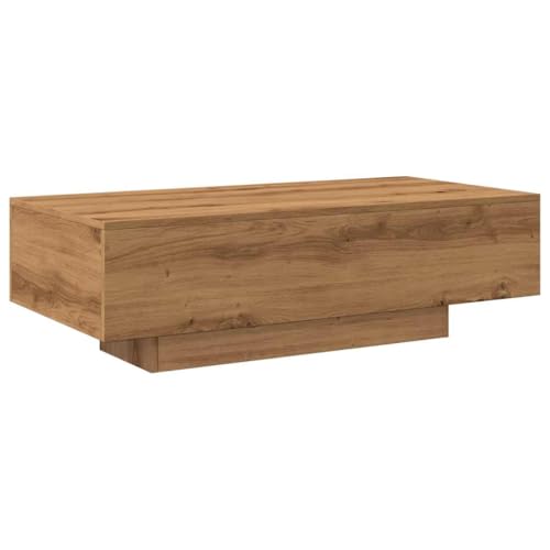 HETFTJN Kleiner Tisch Wohnzimmertisch Couch Table Coffee Table Living Room - Couchtisch Artisan-Eiche 100x49,5x31 cm Holzwerkstoff für Schlafzimmer Garten Flur Balkon HETFTJN Kleiner Tisch Wohnzimmertisch Couch Table Coffee Table Living Room - Couchtisch Artisan-Eiche 100x49,5x31 cm Holzwerkstoff für Schlafzimmer Garten Flur Balkon von HETFTJN