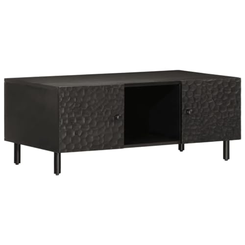 HETFTJN Konsolentisch Schmal Wohnzimmertisch Stehtisch Couch Tisch Wohnzimmer - Couchtisch Schwarz 100x54x40 cm Massivholz Mango für Tagungsraum Speisesaal Wohnzimmer Schlafzimmer HETFTJN Konsolentisch Schmal Wohnzimmertisch Stehtisch Couch Tisch Wohnzimmer - Couchtisch Schwarz 100x54x40 cm Massivholz Mango für Tagungsraum Speisesaal Wohnzimmer Schlafzimmer von HETFTJN