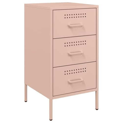 HETFTJN Nightstand Nachtschrank Sideboard Wohnzimmer Bedside Tables - Nachttisch Rosa 36x39x68 cm Stahl für Balkon Jugendzimmer Wohnzimmer Schlafzimmer HETFTJN Nightstand Nachtschrank Sideboard Wohnzimmer Bedside Tables - Nachttisch Rosa 36x39x68 cm Stahl für Balkon Jugendzimmer Wohnzimmer Schlafzimmer von HETFTJN