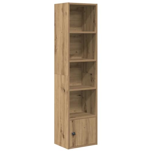 HETFTJN Raumtrenner Regal Bookshelf Eckregal Küche Balkon Regal - Bücherregal Artisan-Eiche 31x24x127 cm Holzwerkstoff für Küche Balkon Schlafzimmer Badezimmer HETFTJN Raumtrenner Regal Bookshelf Eckregal Küche Balkon Regal - Bücherregal Artisan-Eiche 31x24x127 cm Holzwerkstoff für Küche Balkon Schlafzimmer Badezimmer von HETFTJN
