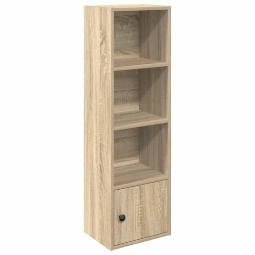 HETFTJN Raumtrenner Regal Bookshelf Eckregal Küche Balkon Regal - Bücherregal Sonoma-Eiche 31x24x102 cm Holzwerkstoff für Küche Balkon Schlafzimmer Badezimmer HETFTJN Raumtrenner Regal Bookshelf Eckregal Küche Balkon Regal - Bücherregal Sonoma-Eiche 31x24x102 cm Holzwerkstoff für Küche Balkon Schlafzimmer Badezimmer von HETFTJN