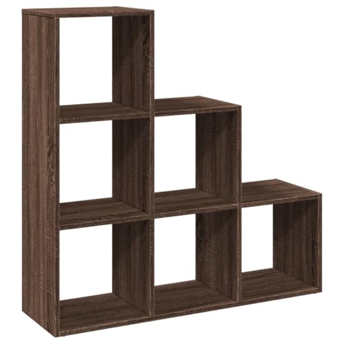 HETFTJN Raumtrenner Regal Eckregal Küche Schmales Regal Standregale - Raumteiler-Bücherregal 3 Etagen Braun Eichen-Optik 99x29x99 cm für Wohnzimmer Schlafzimmer Büro Küche HETFTJN Raumtrenner Regal Eckregal Küche Schmales Regal Standregale - Raumteiler-Bücherregal 3 Etagen Braun Eichen-Optik 99x29x99 cm für Wohnzimmer Schlafzimmer Büro Küche von HETFTJN