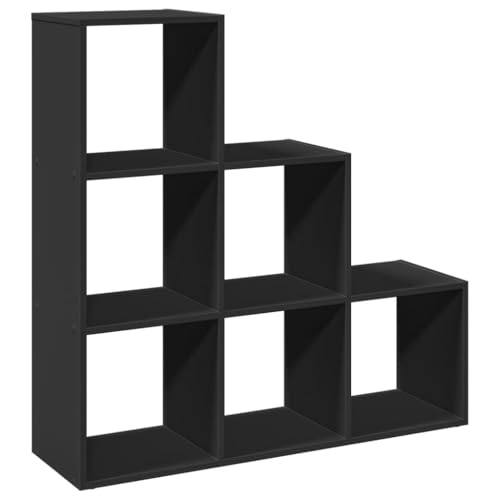 HETFTJN Raumtrenner Regal Eckregal Küche Schmales Regal Standregale - Raumteiler-Bücherregal 3 Etagen Schwarz 99x29x99 cm für Wohnzimmer Schlafzimmer Büro Küche HETFTJN Raumtrenner Regal Eckregal Küche Schmales Regal Standregale - Raumteiler-Bücherregal 3 Etagen Schwarz 99x29x99 cm für Wohnzimmer Schlafzimmer Büro Küche von HETFTJN